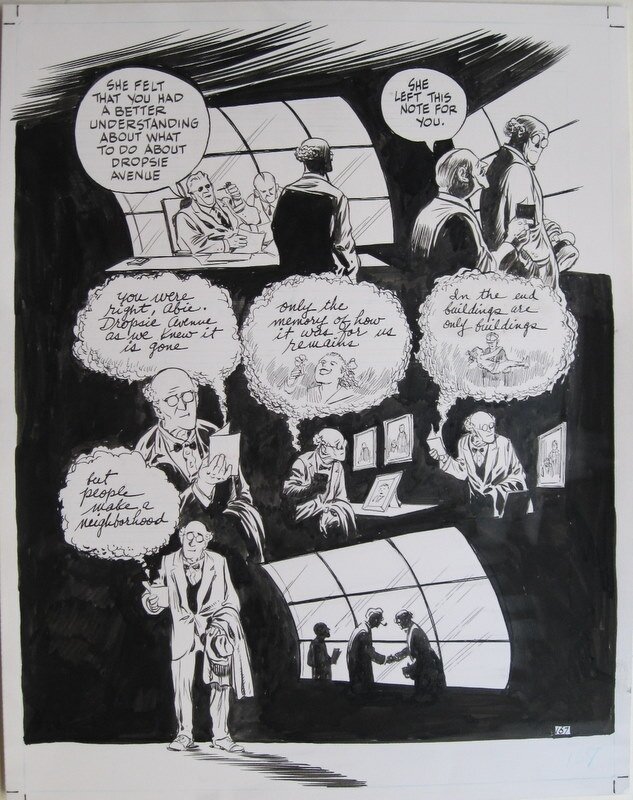 Will Eisner, Dropsie avenue - page 167 - Planche originale