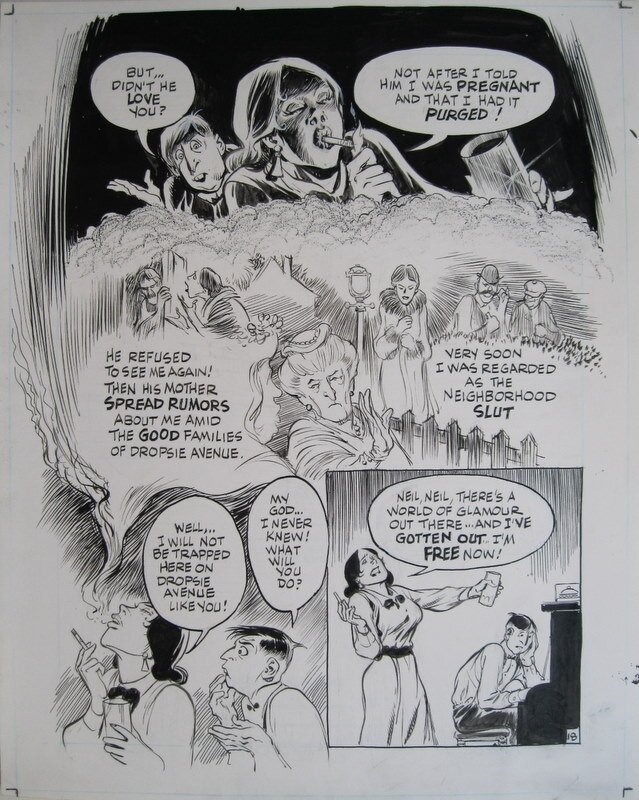Will Eisner, Dropsie avenue - page 18 - Planche originale