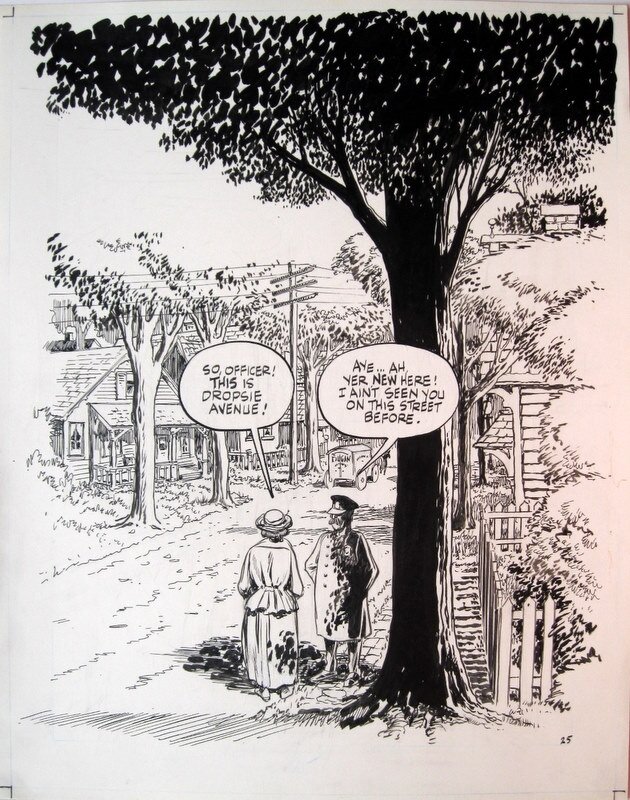 Will Eisner, Dropsie avenue - page 25 - Planche originale