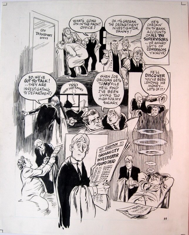 Will Eisner, Dropsie avenue - page 39 - Planche originale