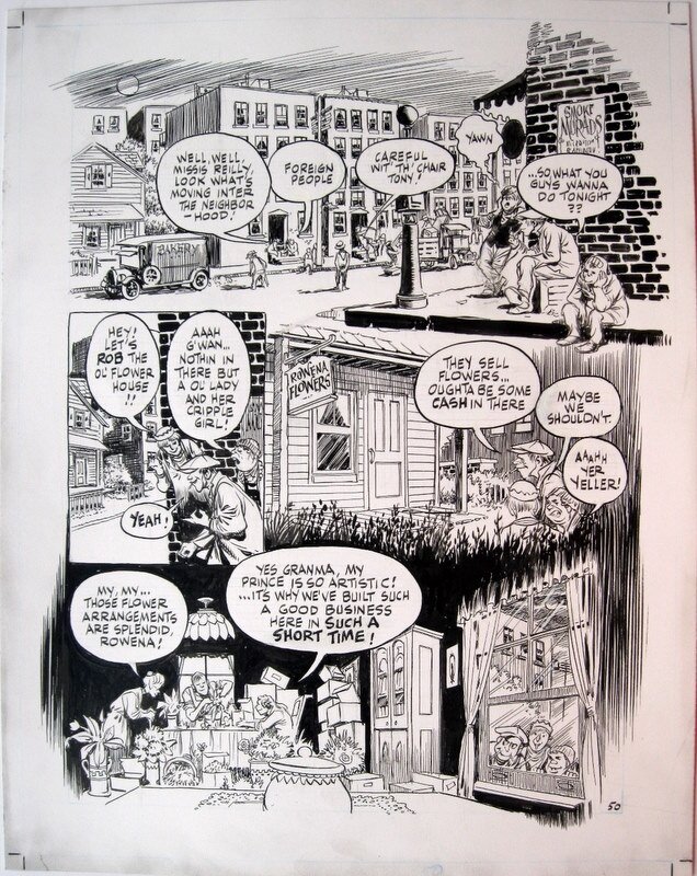 Will Eisner, Dropsie avenue - page 50 - Planche originale