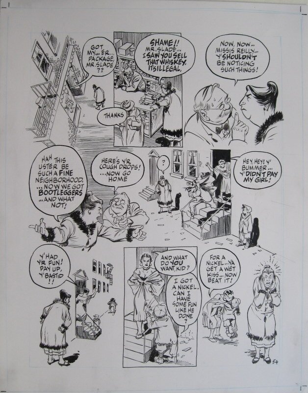 Will Eisner, Dropsie avenue - page 54 - Planche originale