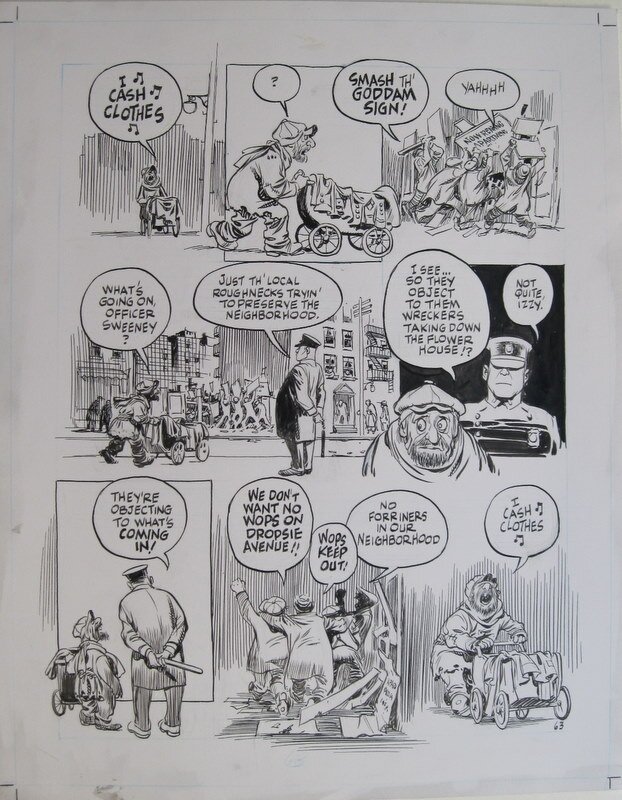 Will Eisner, Dropsie avenue - page 63 - Planche originale