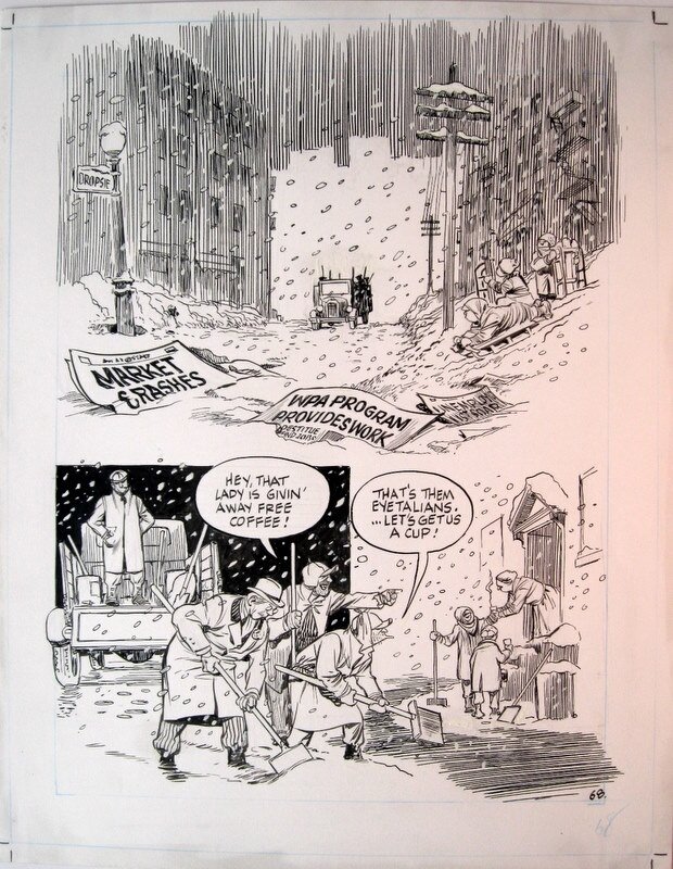 Will Eisner, Dropsie avenue - page 68 - Planche originale