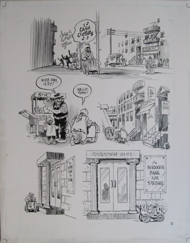 Will Eisner, Dropsie avenue - page 70 - Planche originale