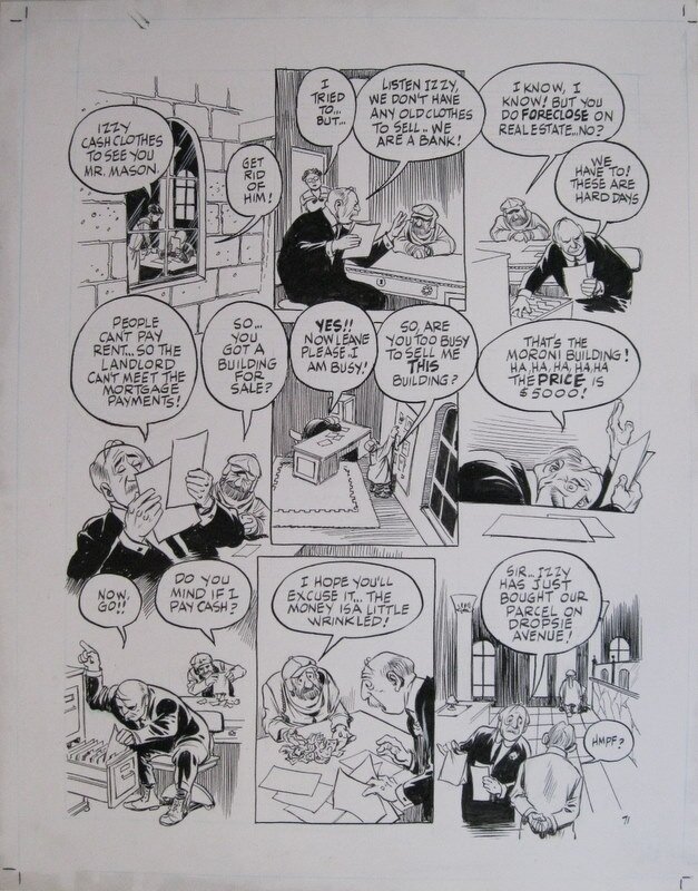 Will Eisner, Dropsie avenue - page 71 - Planche originale