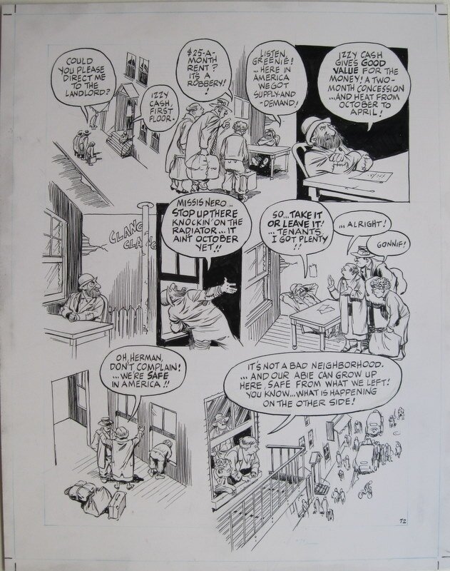Will Eisner, Dropsie avenue - page 72 - Planche originale