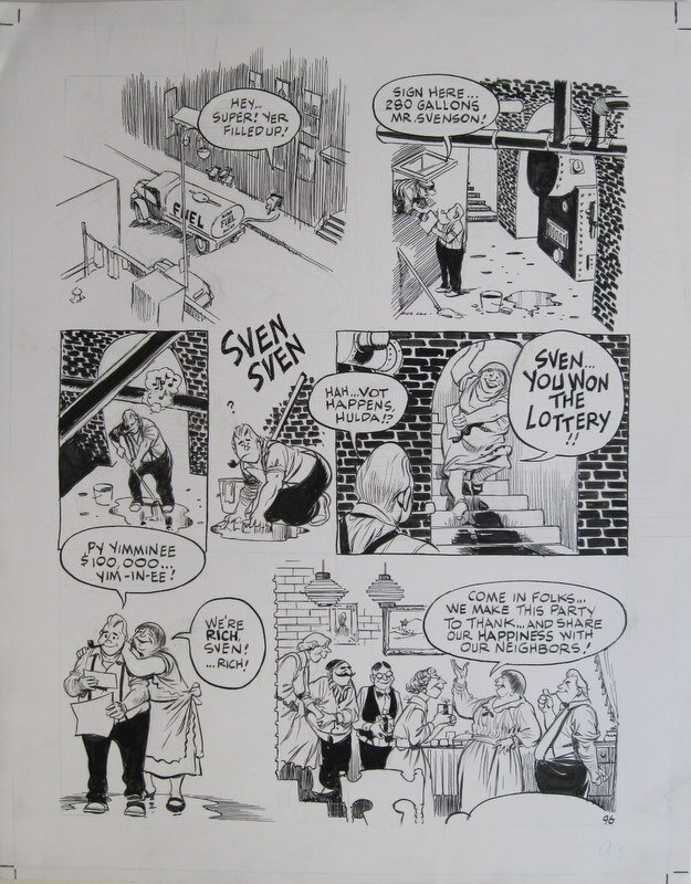 Will Eisner, Dropsie avenue - page 96 - Planche originale
