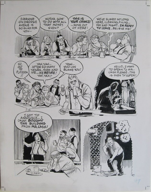 Will Eisner, Dropsie avenue - page 97 - Planche originale