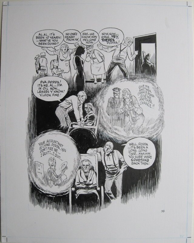 Will Eisner, Family Matters page 38 - Planche originale