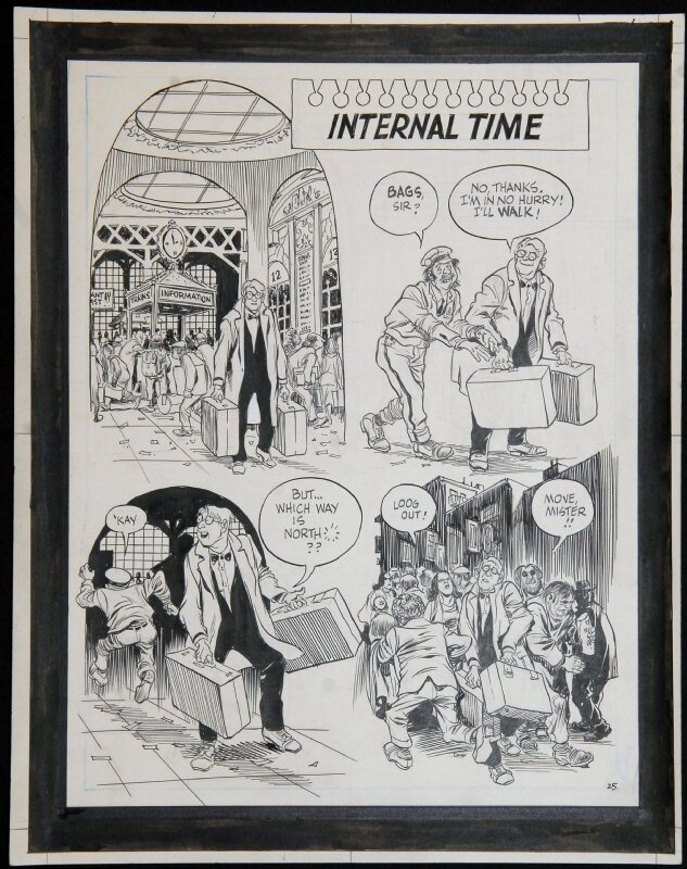 Will Eisner, Internal time - page 1 - Comic Strip