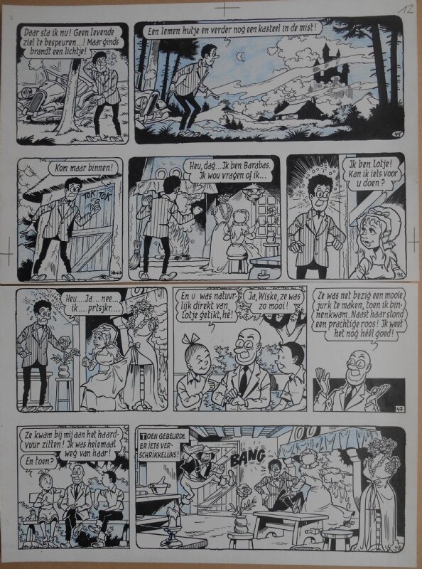 Paul Geerts, Suske en Wiske - 156 - De beminde Barabas - strook 45 tot 48 - Comic Strip