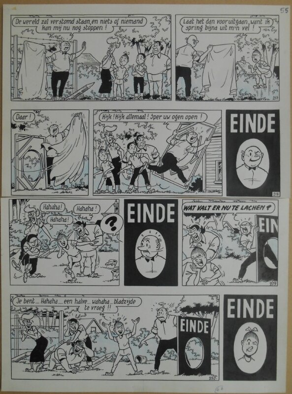 Paul Geerts, Suske en Wiske - 168 - De efteling elfjes - strook 217 tot 220 - Comic Strip