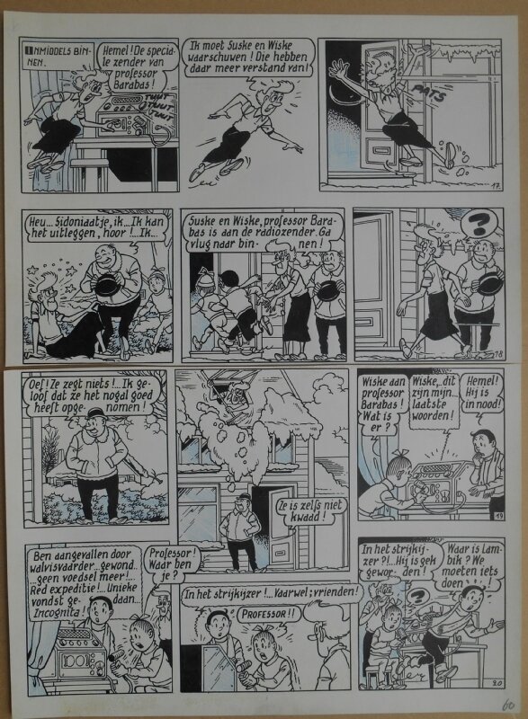 Paul Geerts, Suske en Wiske - 171 - Walli de walvis - strook 17 tot 20 - Comic Strip