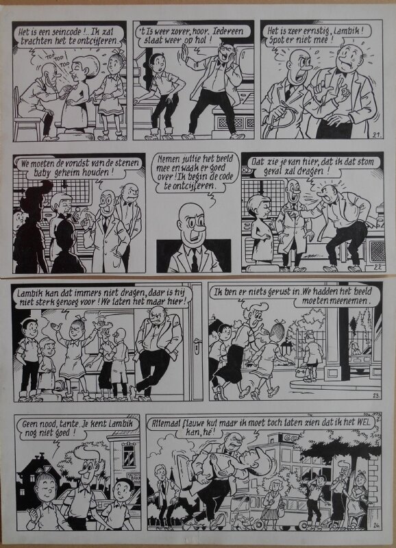 Paul Geerts, Suske en Wiske - 179 - De windbrekers - strook 21 tot 24 - Comic Strip
