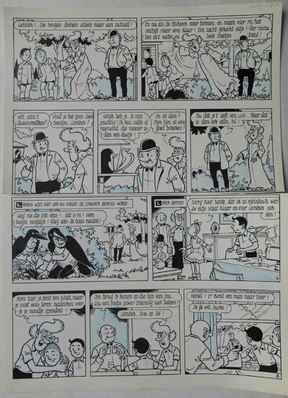 Paul Geerts, Suske en Wiske - 187 - De droevige duif - Comic Strip