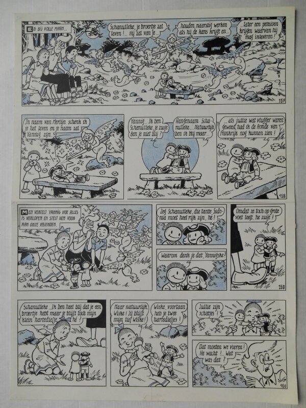 Paul Geerts, Suske en Wiske - 192 - Het bretoense broertje - Planche originale