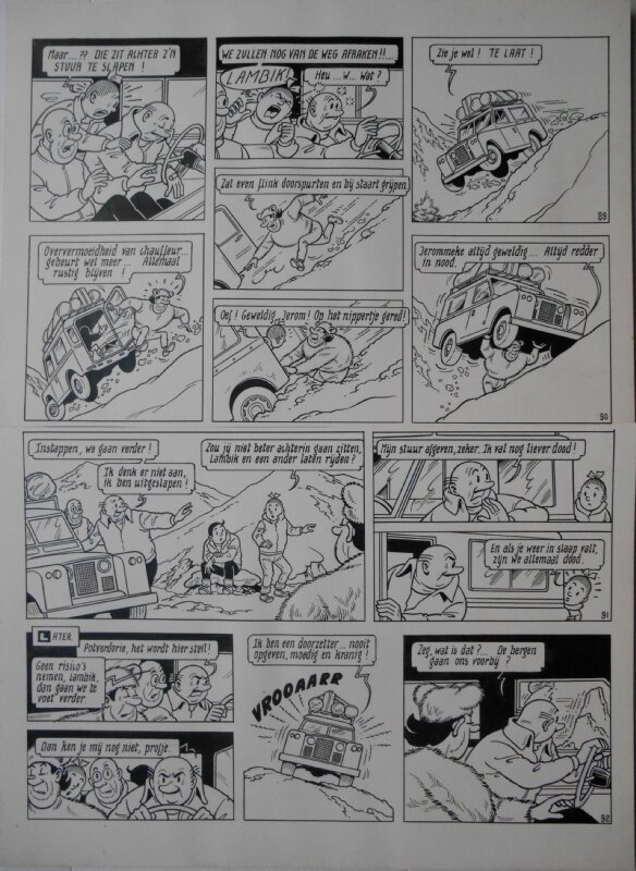 Paul Geerts, Suske en Wiske - 207 - De glanzende gletsjer - Comic Strip