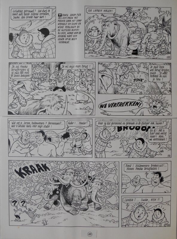 Paul Geerts, Suske en Wiske - 207 - De glanzende gletsjer - Comic Strip