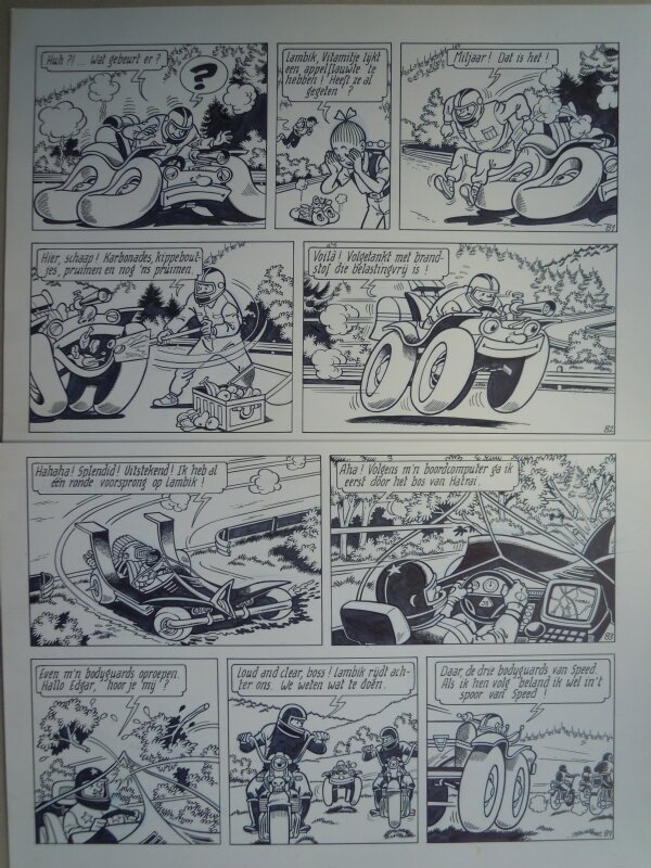 Paul Geerts, Suske en Wiske - 249 - De razende race - Comic Strip