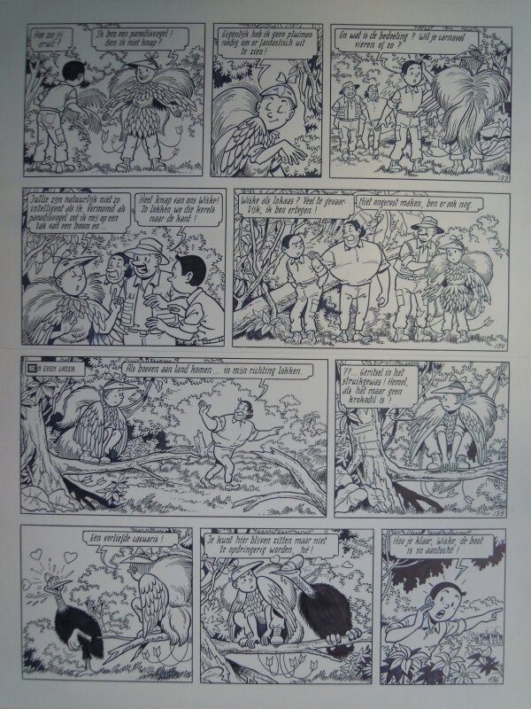Paul Geerts, Suske en Wiske - 256 - De vogels der goden - Comic Strip