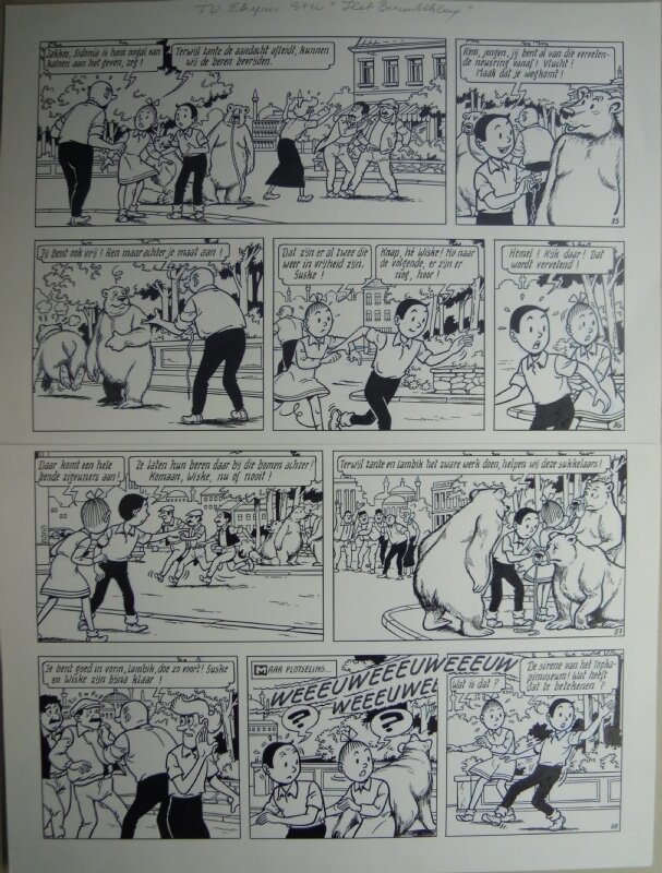 Paul Geerts, Suske en Wiske - 261 - Het berenbeklag - Comic Strip