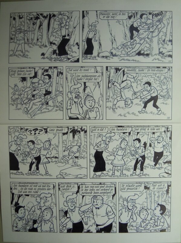 Paul Geerts, Suske en Wiske - 262 - Het enge eiland - Comic Strip