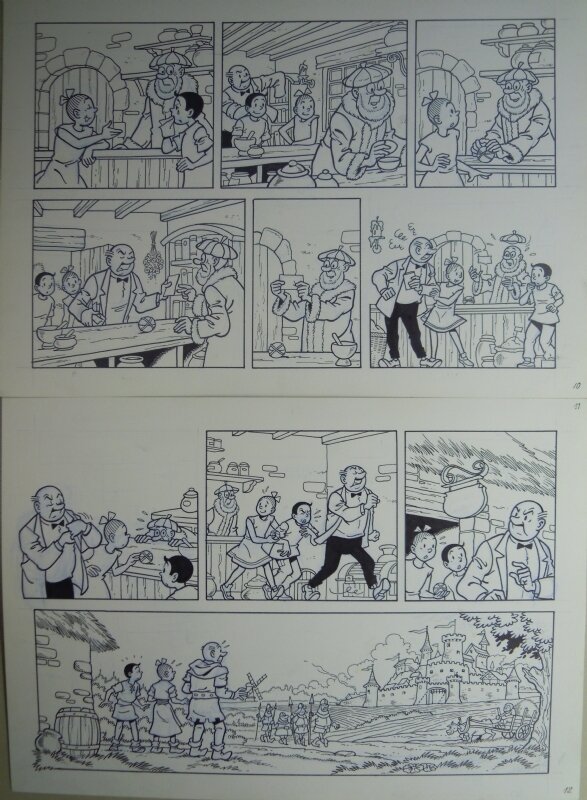 Luc Morjaeu, Suske en Wiske - 290 - De blikken blutser - Planche originale