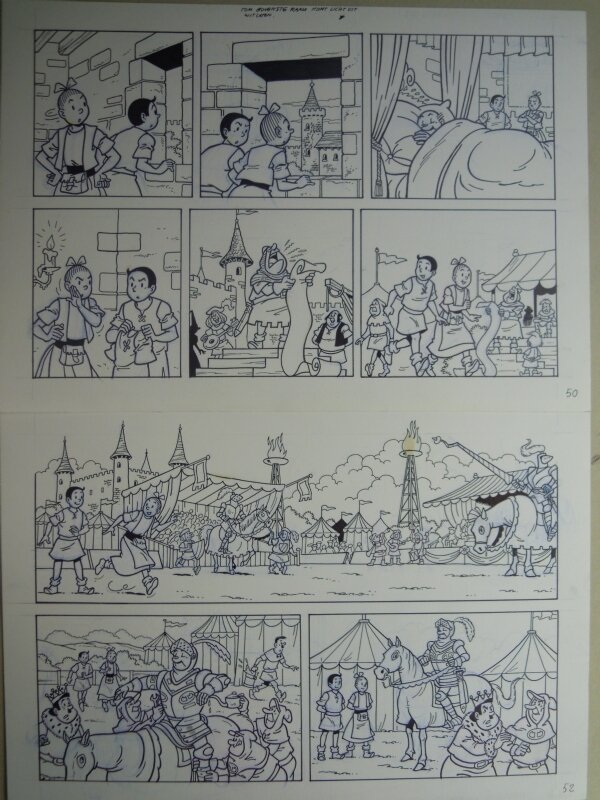 Luc Morjaeu, Suske en Wiske - 290 - De blikken blutser - Planche originale
