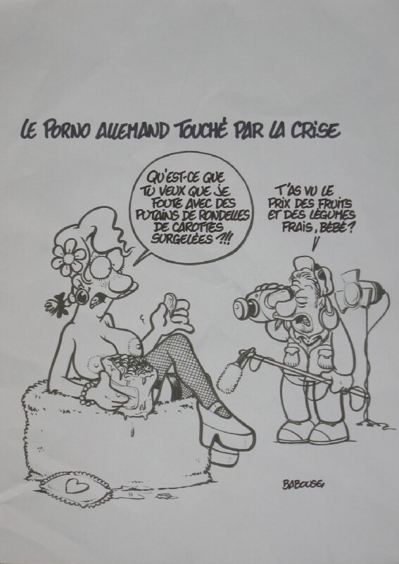 Porno Allemand par Babouse - Illustration originale