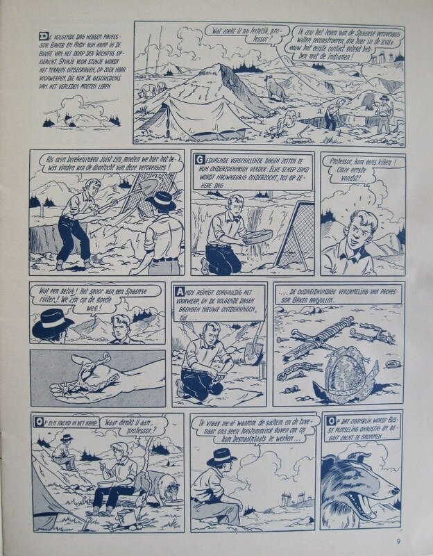 Willy Vandersteen, Gestolen - volé - stolen - Comic Strip