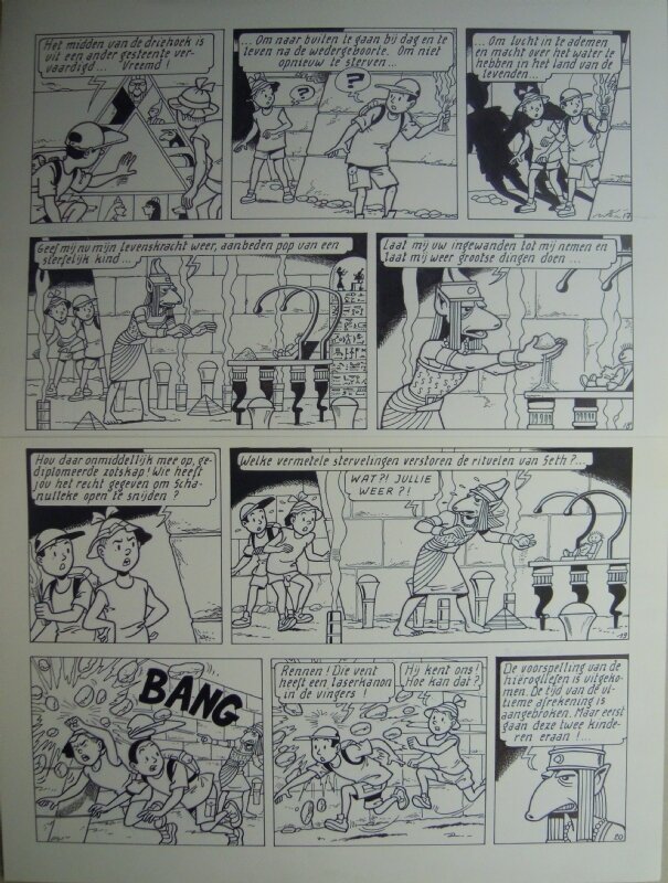 Marc Verhaegen, Suske en Wiske - 274 - De fleurige floriade - Planche originale