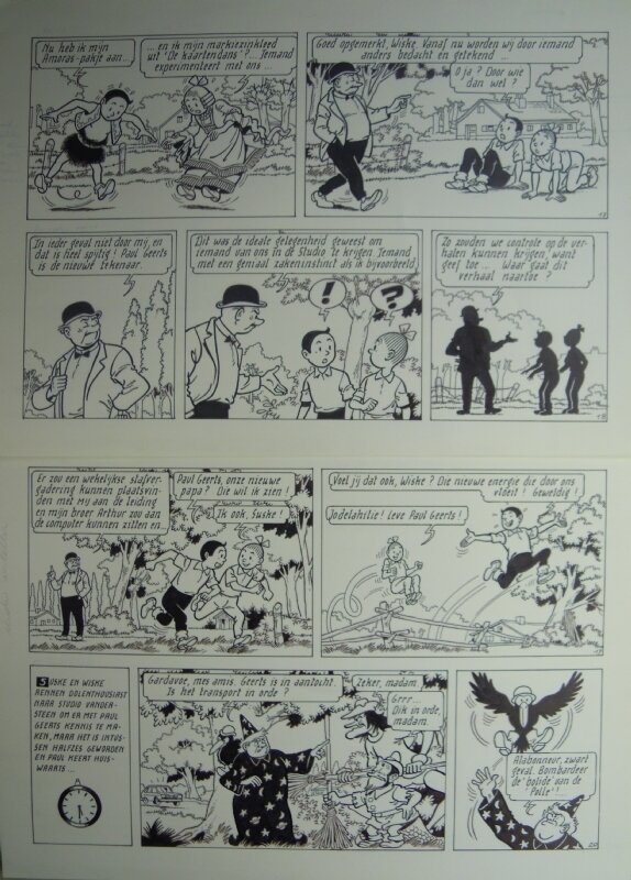 Marc Verhaegen, Suske en Wiske - 277 - De verdwenen verteller - Planche originale