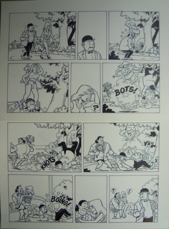 Marc Verhaegen, Suske en Wiske - 279 - De laatste vloek - Planche originale
