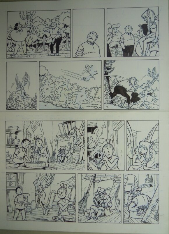 Marc Verhaegen, Suske en Wiske - 285 - Verraad op de Veluwe - Planche originale