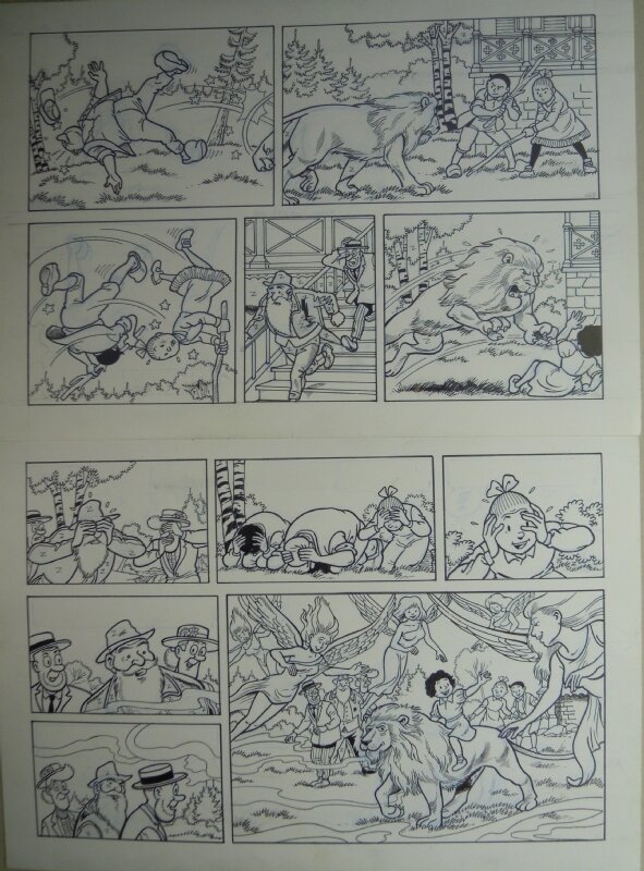 Marc Verhaegen, Suske en Wiske - 287 - De formidabele fantast - Planche originale