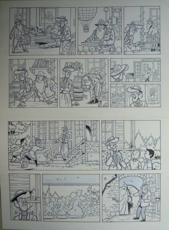 Marc Verhaegen, Suske en Wiske - 287 - De formidabele fantast - Planche originale