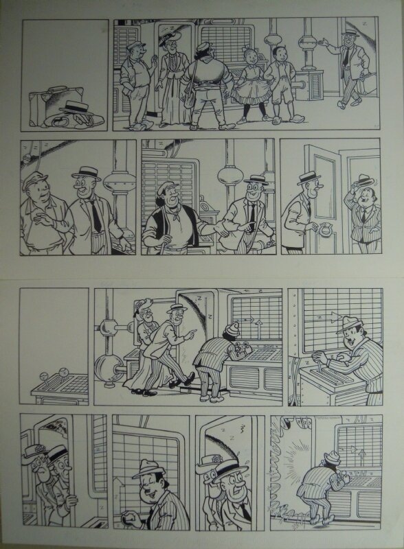 Marc Verhaegen, Suske en Wiske - 287 - De formidabele fantast - Planche originale