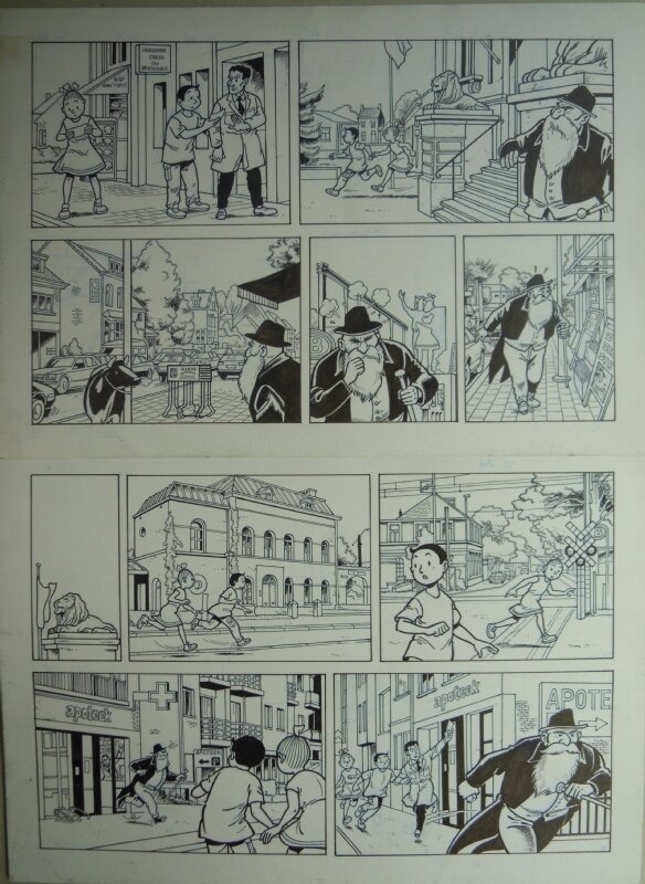 Marc Verhaegen, Suske en Wiske - 287 - De formidabele fantast - Planche originale