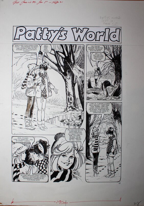 Purita Campos, Esther Patty's World - Planche originale