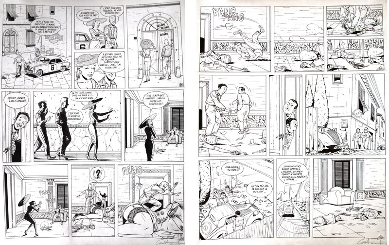 Michel Constant, Denis Lapière, Mauro Caldi – Tome#1 – Mille Miglia - Planche originale