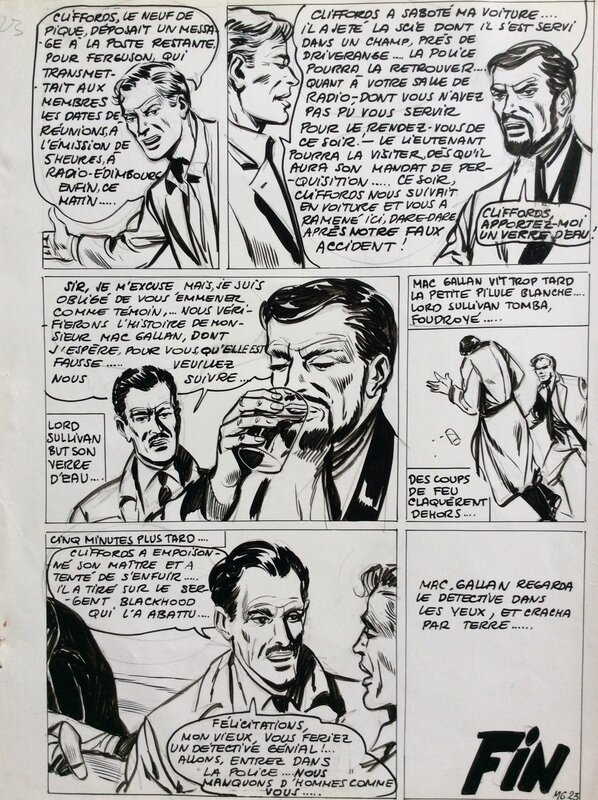 Pierre Dupuis, Mac Gallan - Échec à l'As - Comic Strip