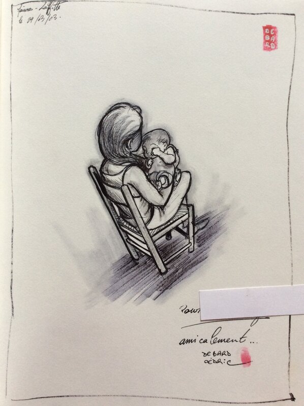 Maman et bébé by Cédric Debard - Sketch
