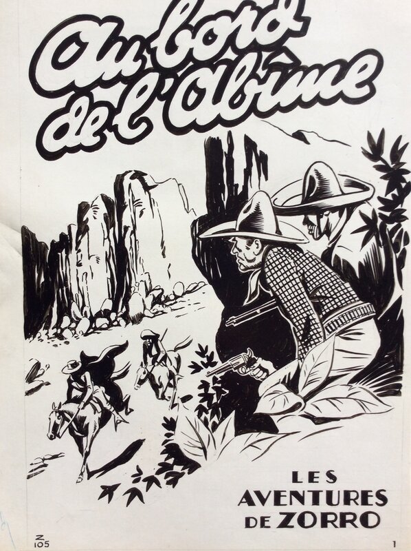 André Oulié, Les aventures de Zorro - Au bord de l'abîme - Original Cover