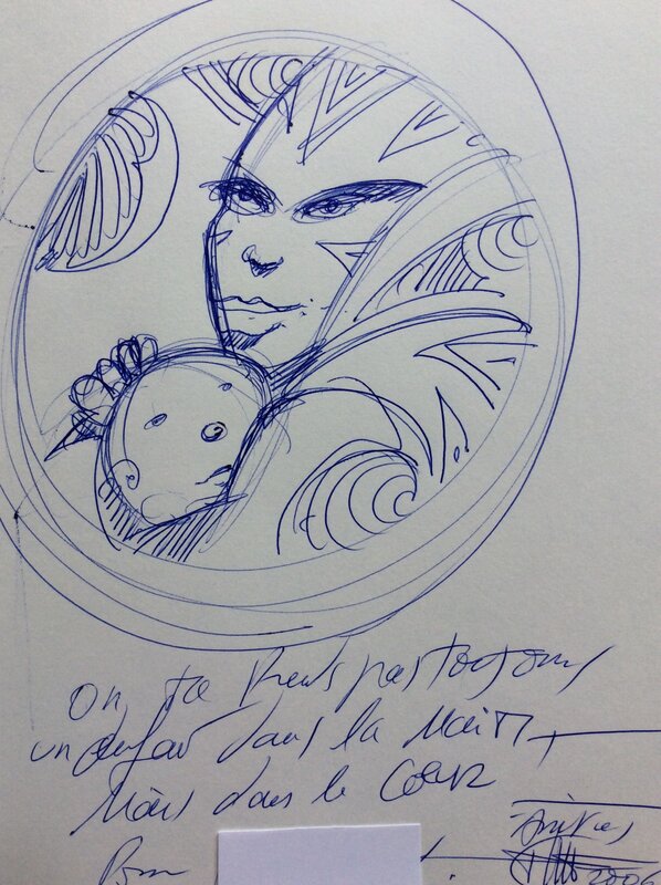 Philippe Druillet, Un enfant dans le coeur - Sketch