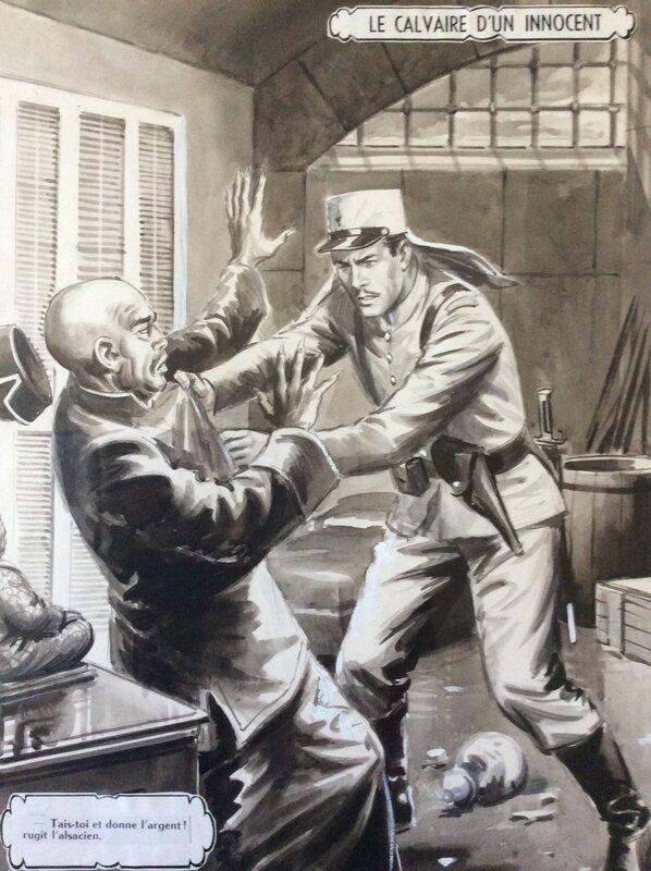 Enzo Magni, Le calvaire d'un innocent - Original Illustration