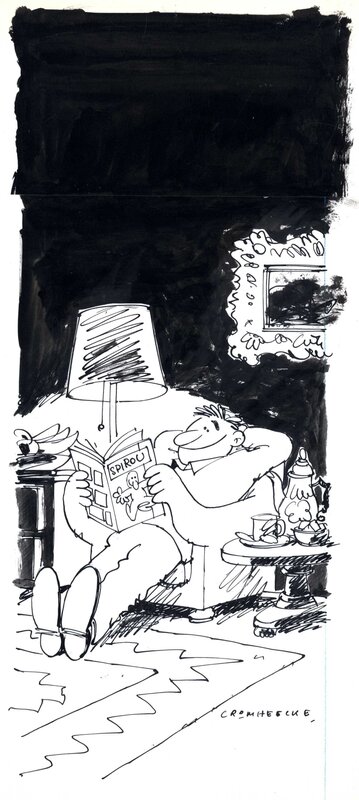 Luc Cromheecke, Een speciale zetel - un fauteuil spécial - Comic Strip