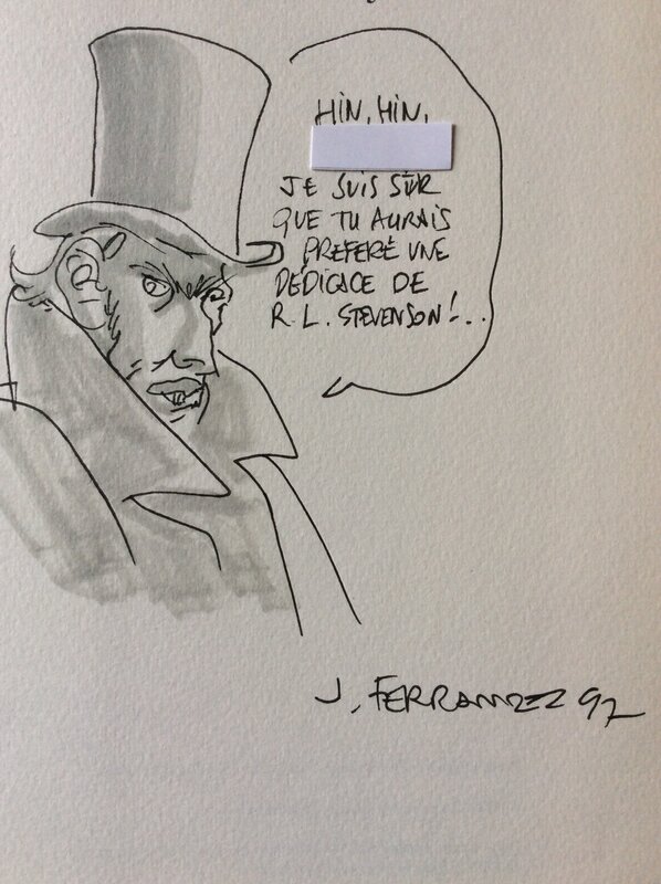 Jacques Ferrandez, Le cas étrange du Dr Jekyll et de Mr Hyde - Sketch