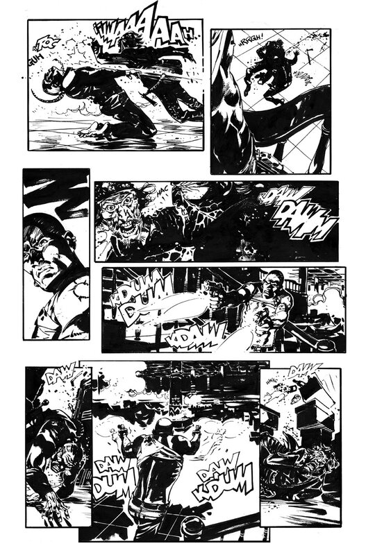 R.M. Guéra, R.m.guera, Scalped #59 page 14 - Planche originale