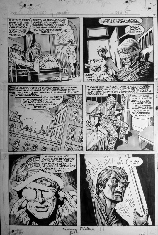 Ross Andru, Ernie Chan, Worlds Unknown of Science Fiction # 1 - Planche originale